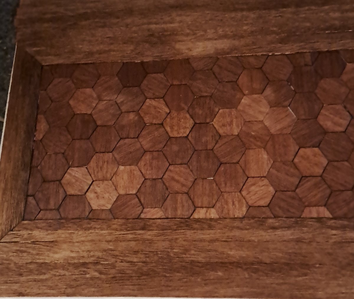 Hexagon padoak 15 mm - from atelier Bibian's - 2