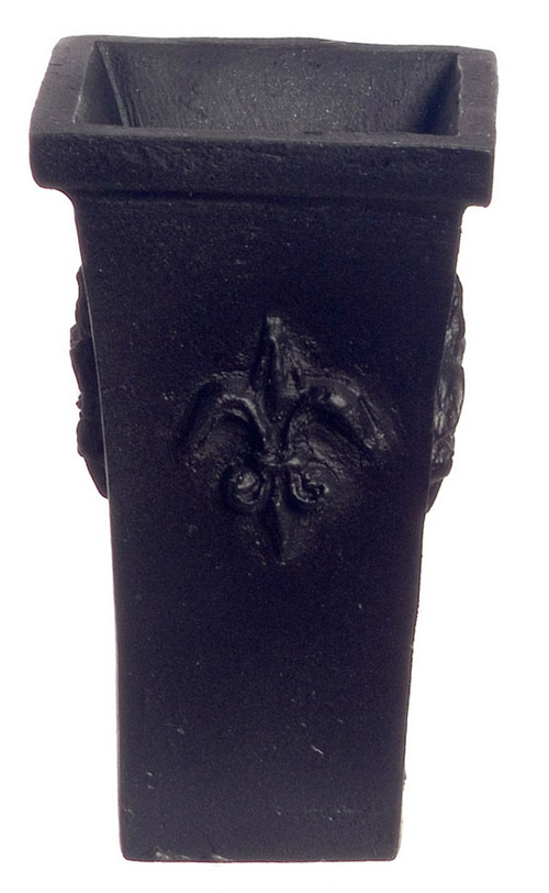 Pot, square black