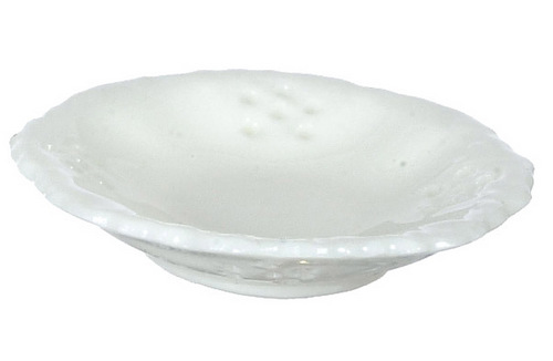 Round white plate