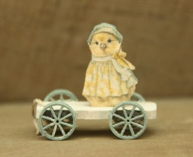 Dragleksak med kyckling - byggsats från Art of Mini