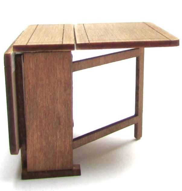 1:48th drop leaf table - kit from Jane Harrop