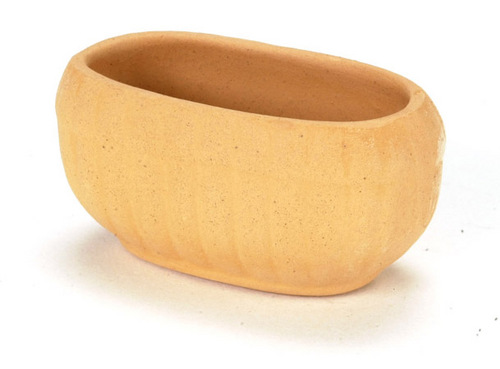 Oval Teracotta flowerpot