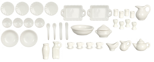 Porcelin set 42 pcs
