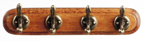Wall coat rack 4 hooks
