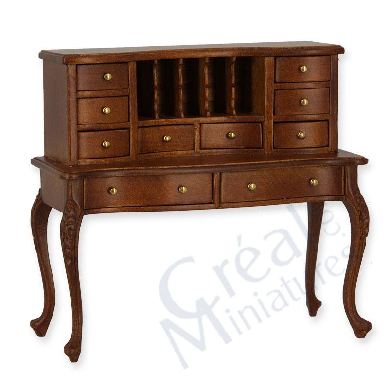 writing desk,  walnut