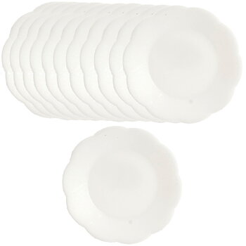Plate, medium 12 pcs 2cm