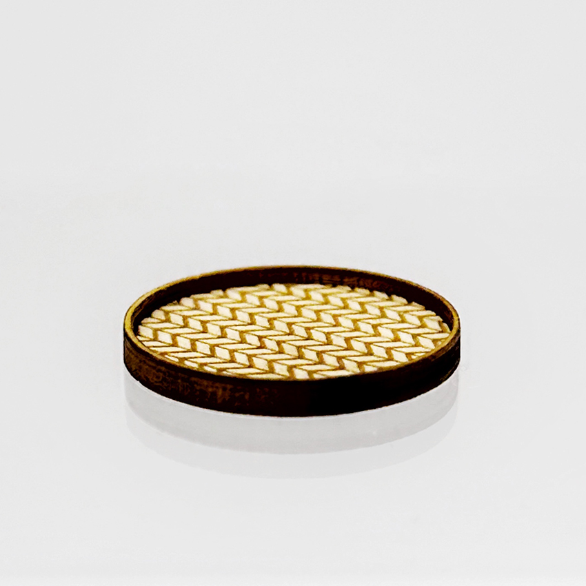 Tray round, "zigzag" from Grandmother - 2