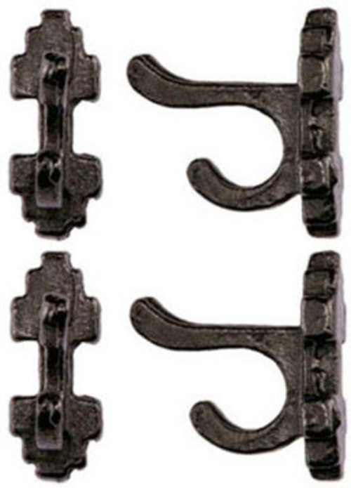 Krokar 4 pack, svart