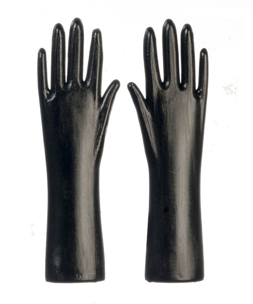 rubbergloves black