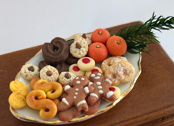 Cakeplate, christmas insiration Charlotte Jagter- Handcraft