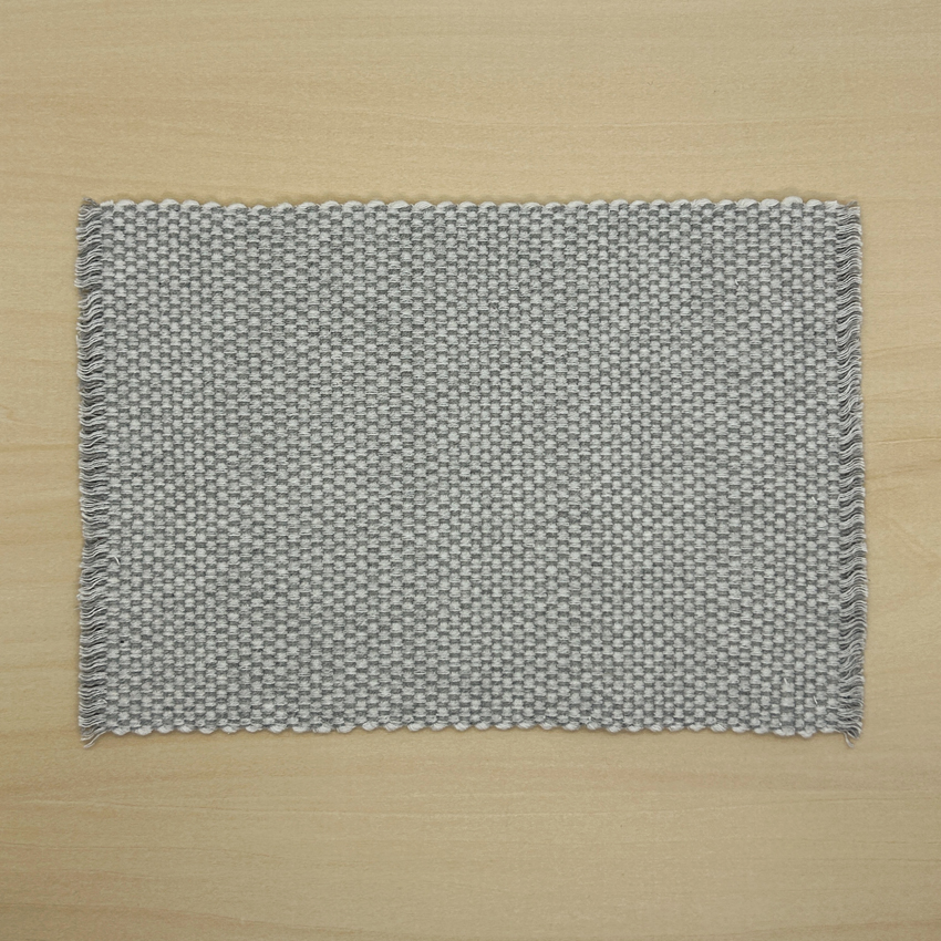 Woven carpet, Chambray - light gray - from Mormors Dockskåp