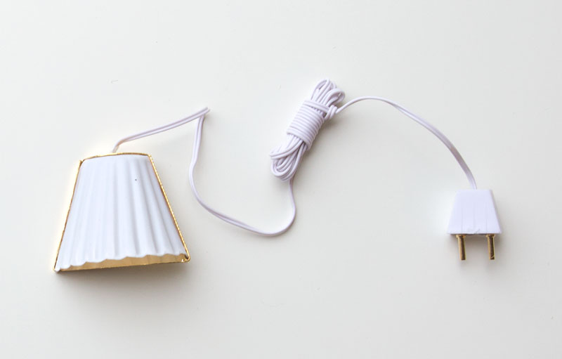 wall light white shade