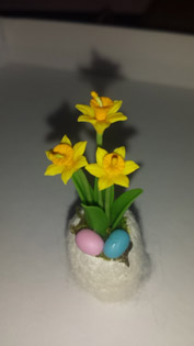 Daffodils in a vase