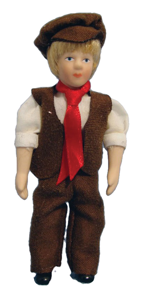 Boy in brown