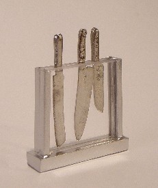 Knivställ, silver