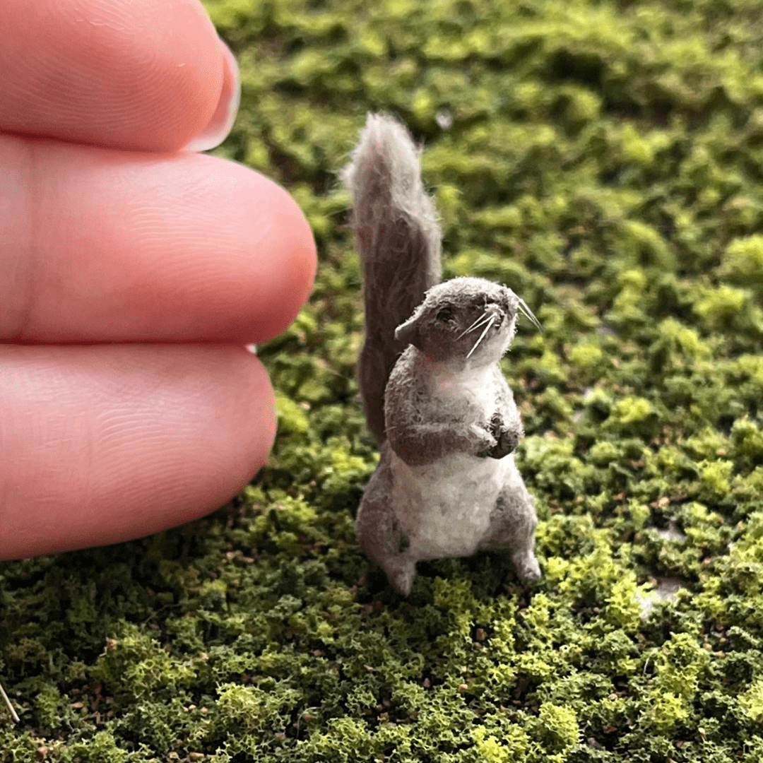Squirrel - handmade - Debbie Lennmark - 3
