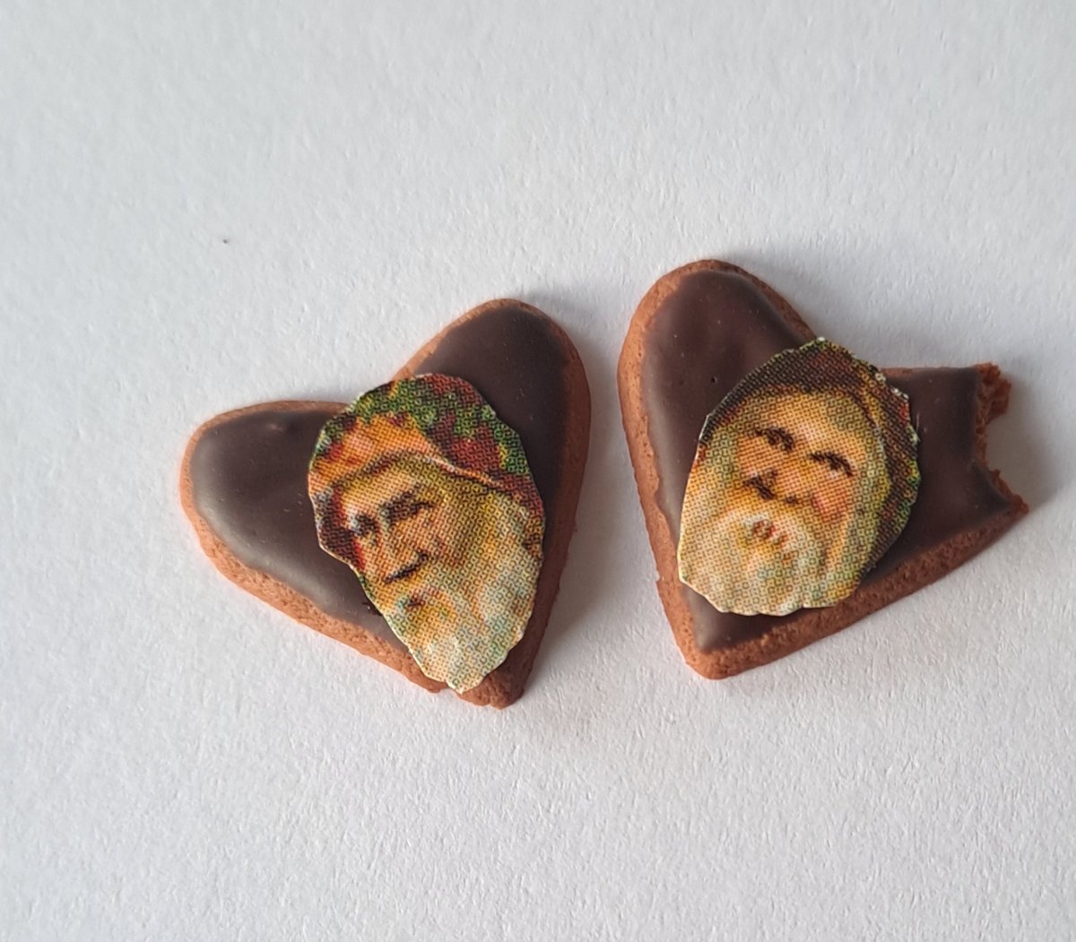 Pepparkakshjärta -Charlotte Jagter- danskt hantverk