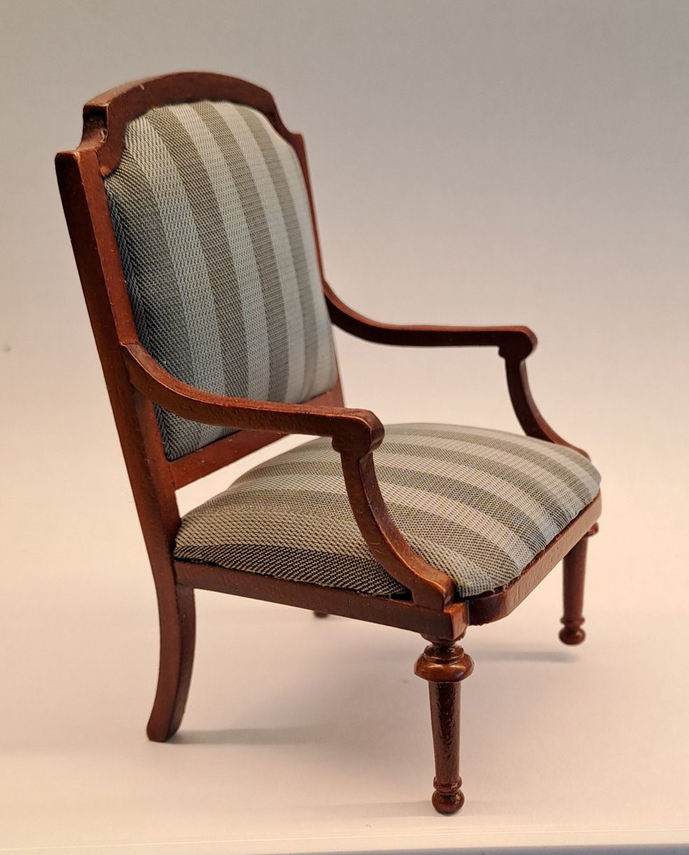 chair  grey fabric - 2