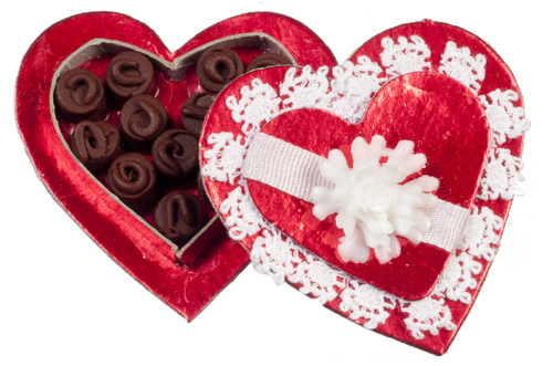 Hjärta med choklad