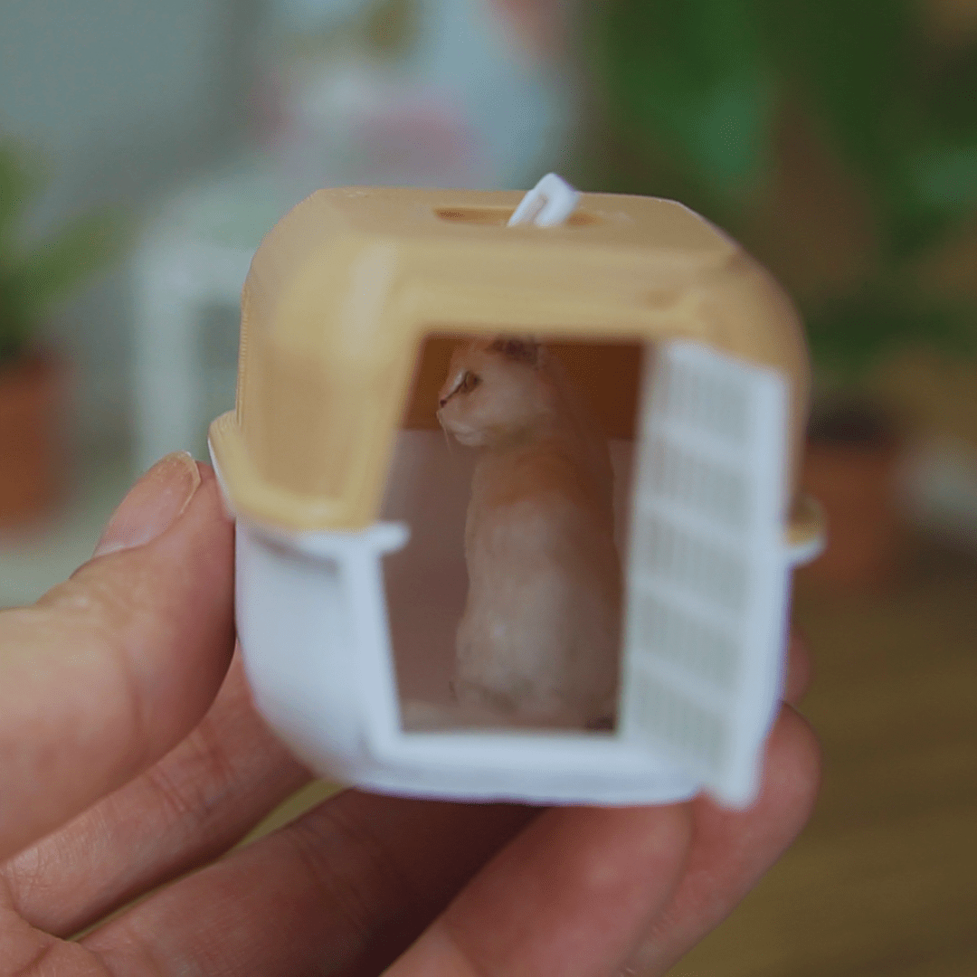 Kattbur Beige Rund  - Debbie Lennmark - 3
