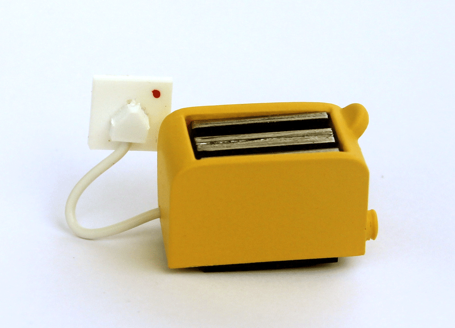 Toaster Yellow - handmade in England