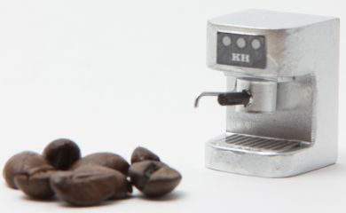 Espresso maker silver