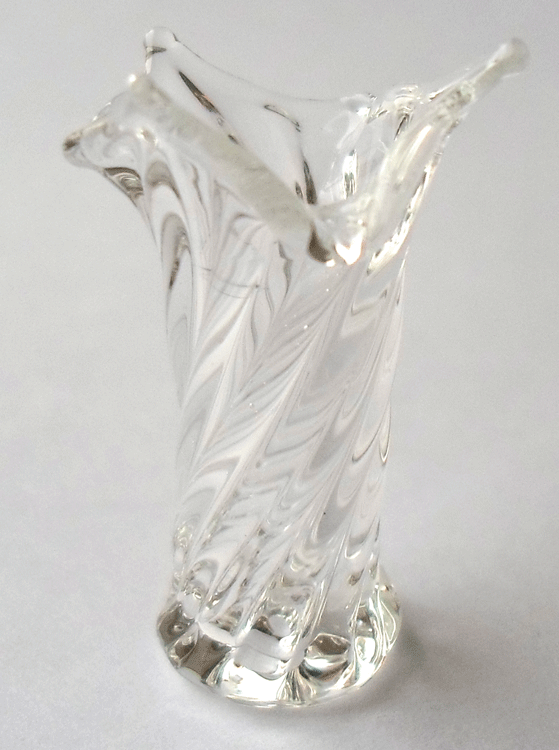 glas vas "randig"