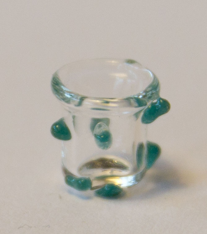 Glas bottl green