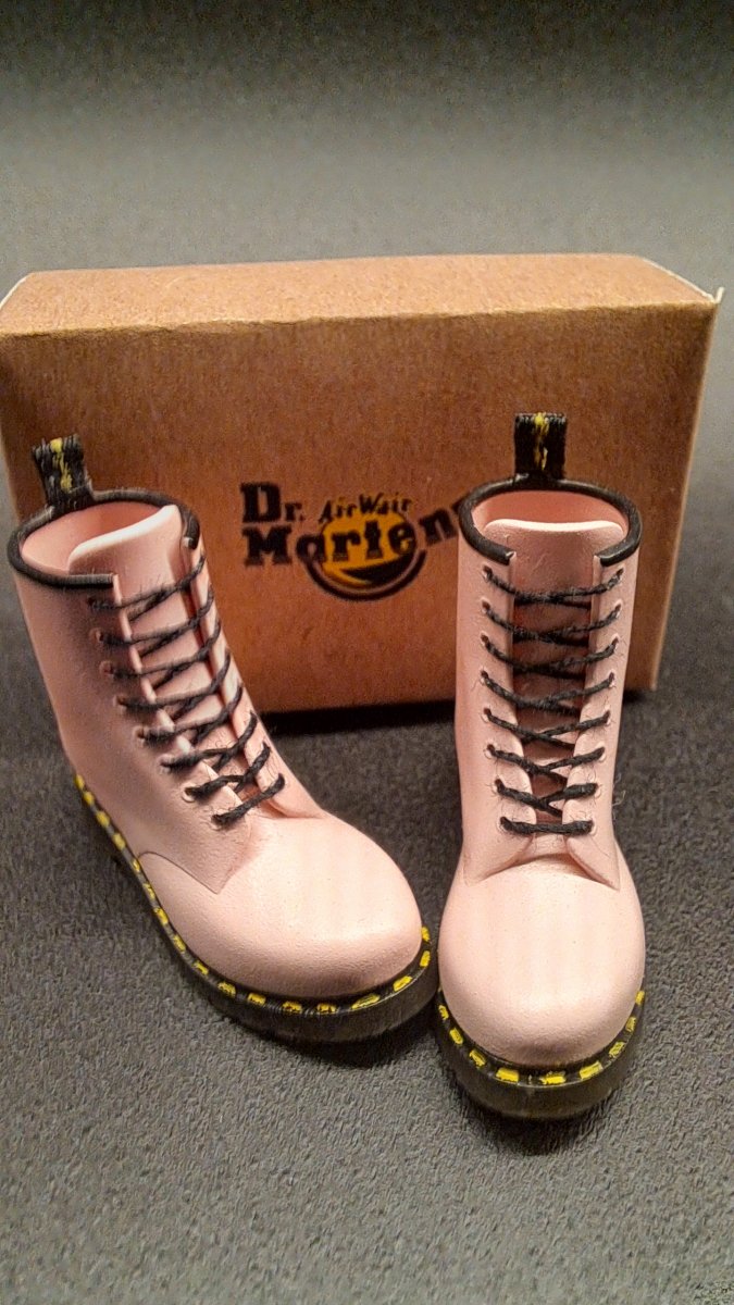Dr Martins- Pink - handmade in England