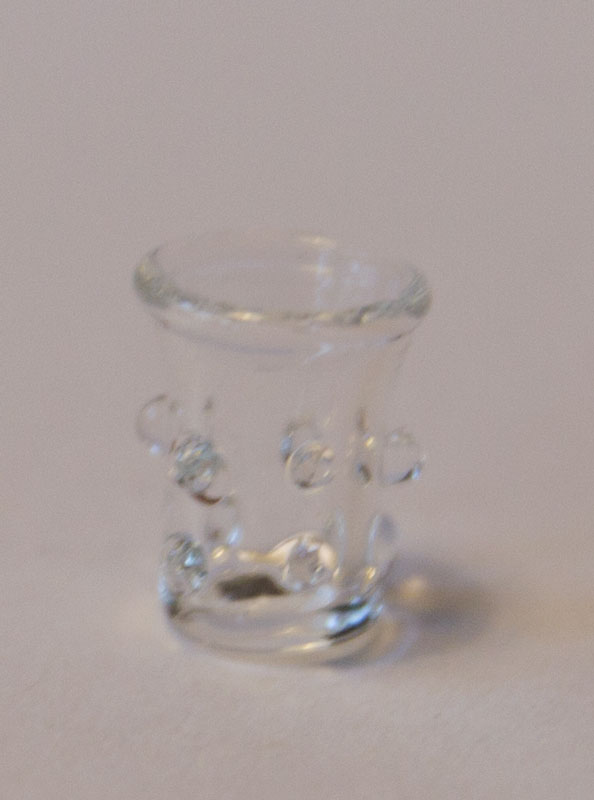 Glasskål glas prickig
