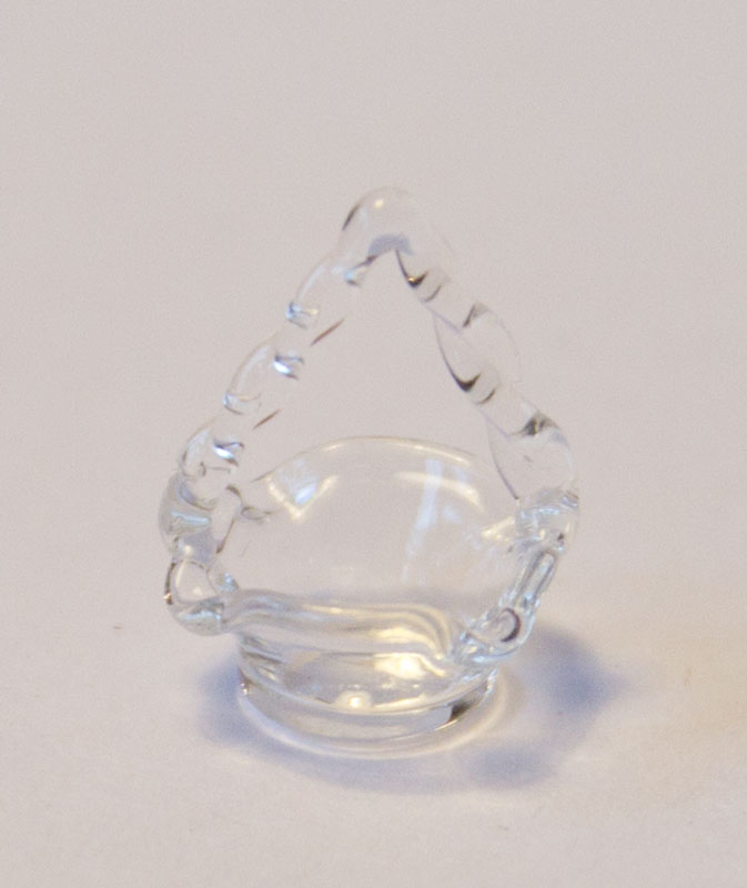glasskål, liten korg