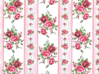 Tapet - Rosa med rosor