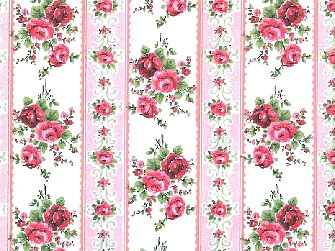 Tapet - Rosa med rosor
