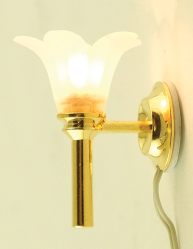 Vägglampa med 1 lampa, sladd - 2