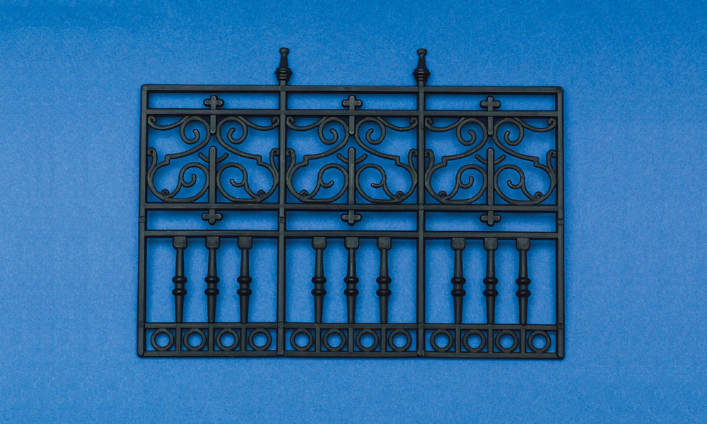 Fence - black 3 panels