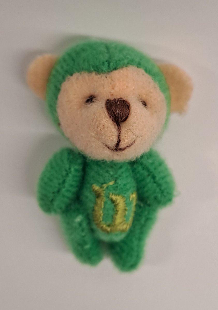 Tubbie bear green 3,5 cm