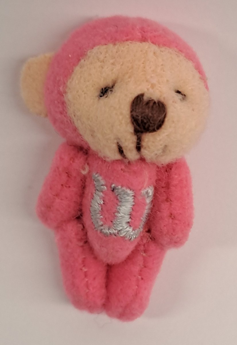 Tubbie bear pink 3,5 cm