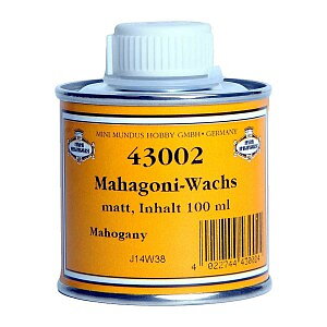 Wax mahogny, flytande, 100ml
