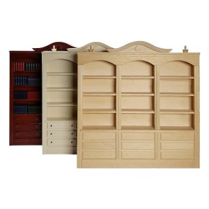 Bookcase, kit, barewood