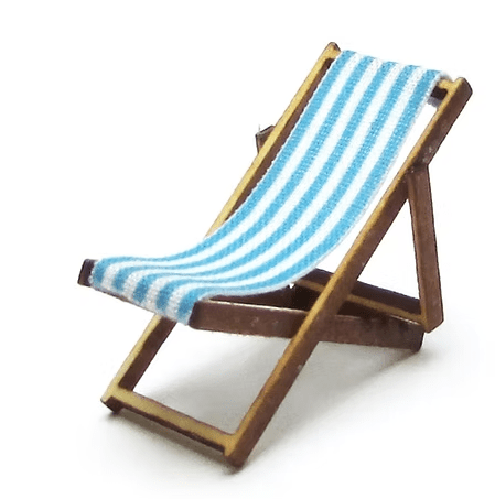 1:48 deckchair blue- kit from Jane Harrop