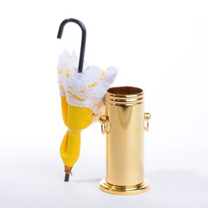Umbrellastand with umbrella