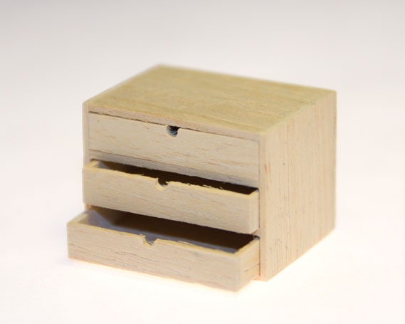 5 drawers wood
