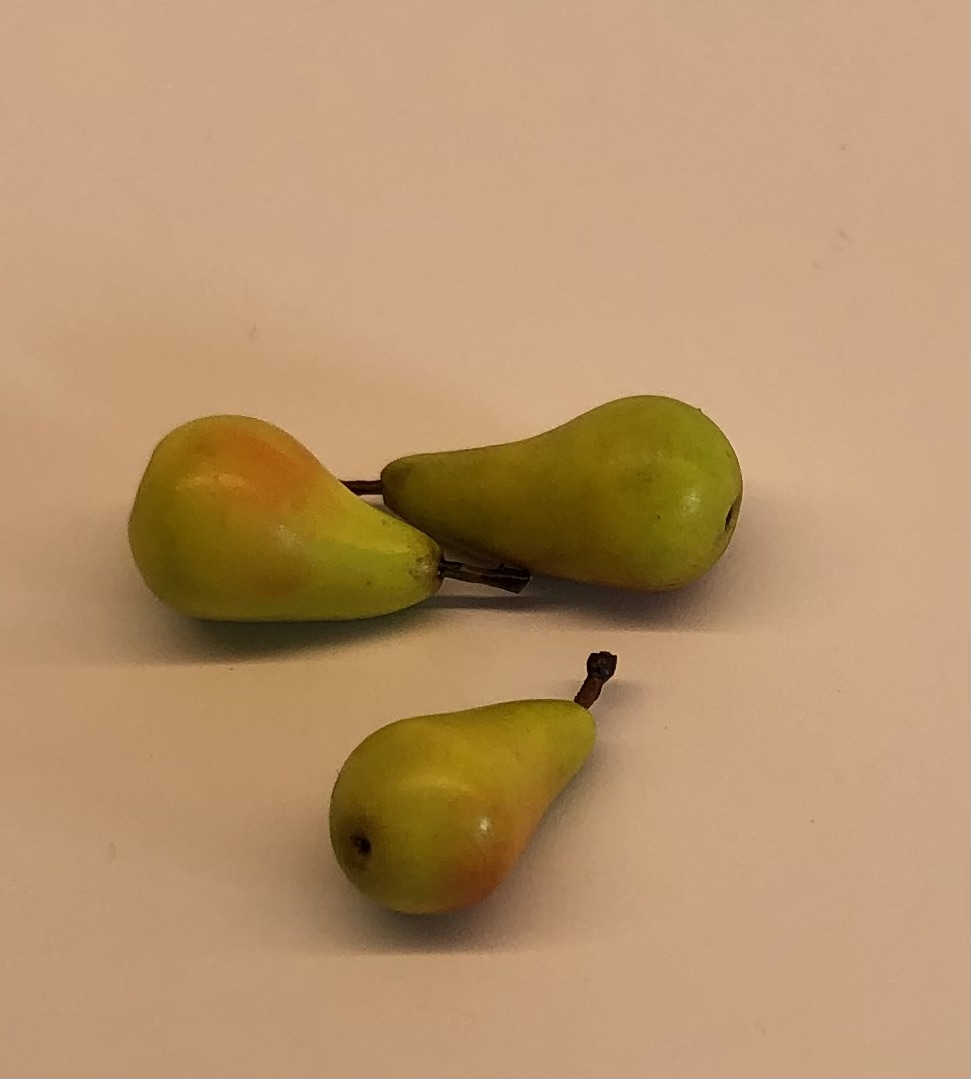 3 pears, -Charlotte Japter handcraft