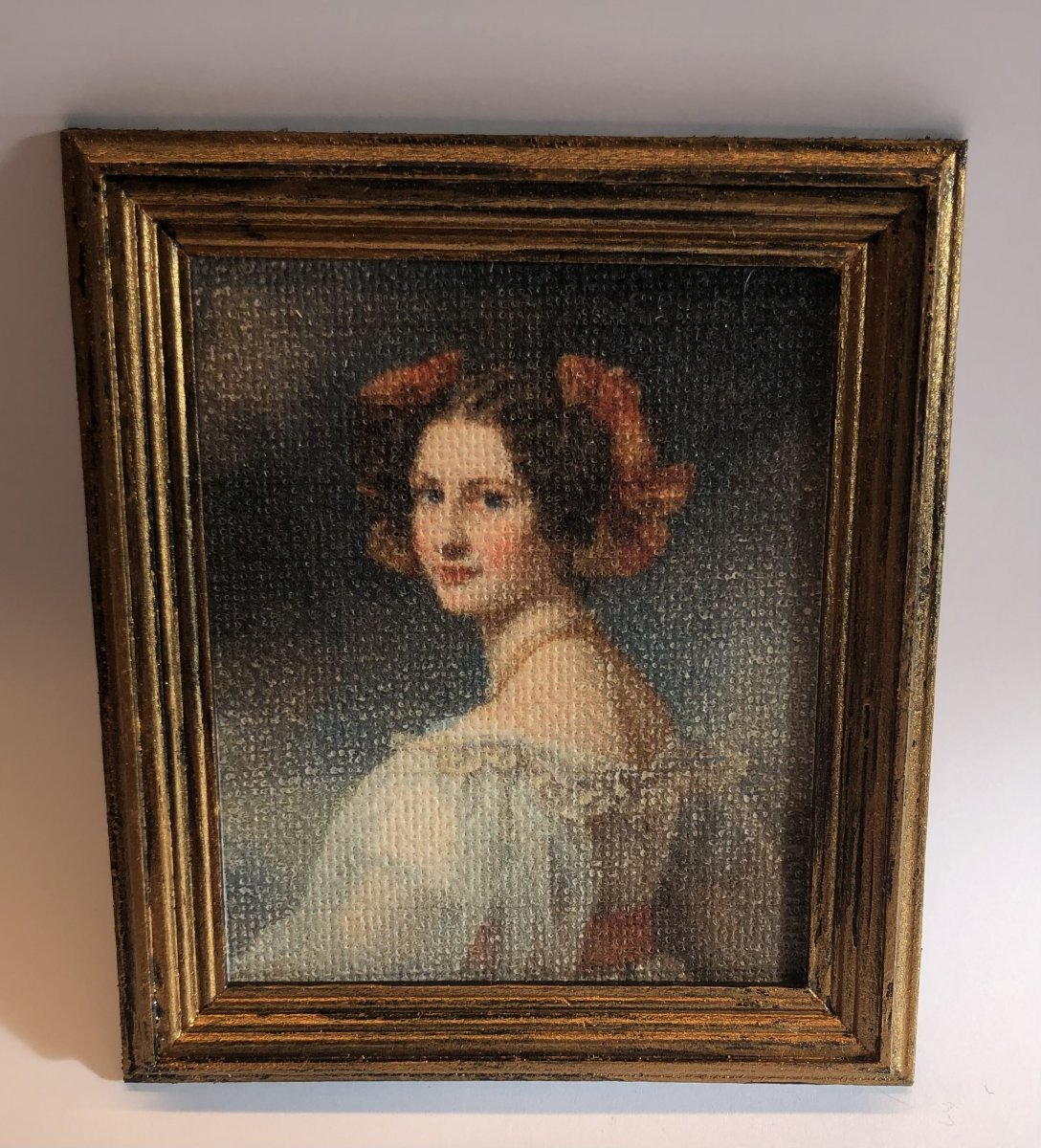 Picture with goldframe-small-Charlotte Jagter handcraft