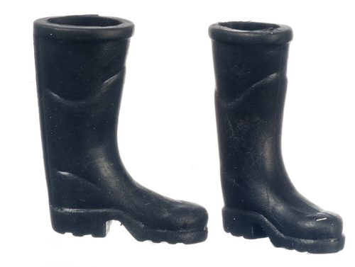 Rubber boots black