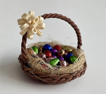 Eggbasket with eggs-  - Sandra Vikström
