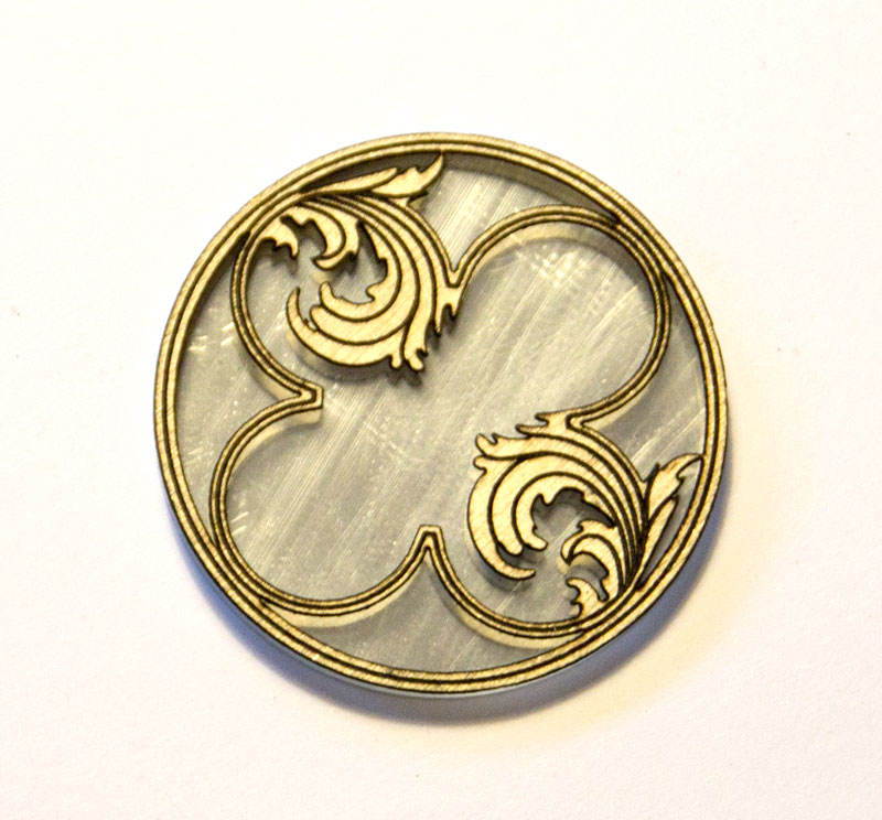 Mirror, mackintosh round 4,5cm