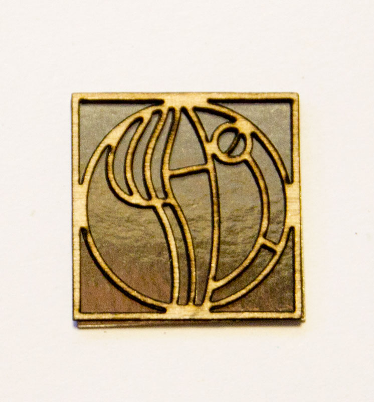 Spegel  Fyrkantig 2,5x2,5 cm