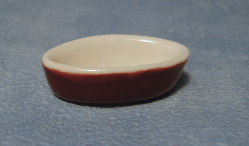 Pie pan, brown,