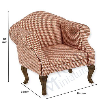 Armchair L - XVI walnöt